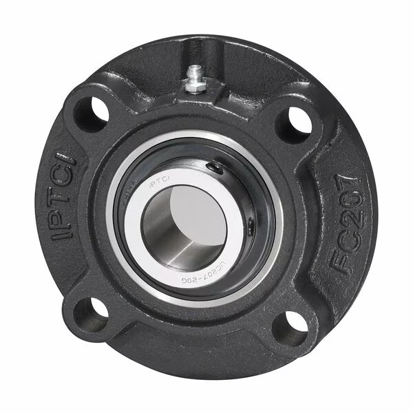 4 Bolt Circle Flange Unit, Wide Inner Ring Insert, Set Screw, 25mm Bore, 2.5039-in. BH to BH Cntr, Tritan, Mfr#: UCFC205-25MM